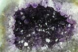 Wide, Purple Amethyst Geode - Uruguay #123783-1